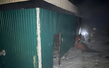 В Оренбургском районе загорелся резервуар на насосной станции