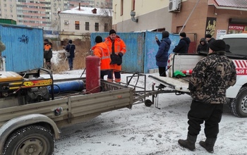 В Оренбурге начали засыпать злосчастный котлован на месте 