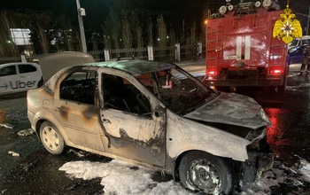 В МЧС сообщили подробности ДТП в Оренбурге с горящим 