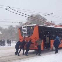 В будние дни по Оренбургу курсируют порядка 18-ти троллейбусов