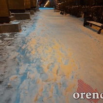 Не во всех парках Оренбурга качественно чистят снег