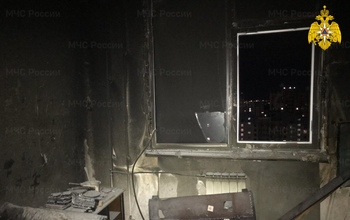 В многоквартирном доме на пожаре в Оренбурге погиб мужчина (18+)