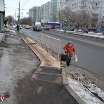 В Оренбурге печально известные тротуары на Туркестанской всё-таки собираются выровнять