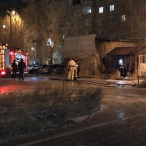 В Бугуруслане загорелся газетный киоск