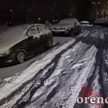 После метели Оренбург утопает в снегу