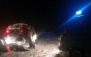 В Оренбуржье спасали очередных рыбаков