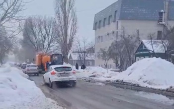 Первый день нового года в Оренбурге не обошелся без коммунальной аварии