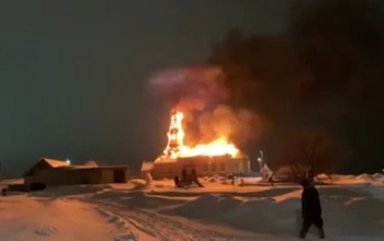 В Подгородней Покровке полыхает церковь