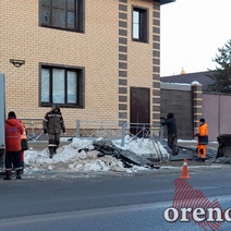Под Старый Новый год дорожники в Оренбурге вспомнили про любимый тротуар