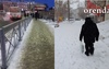 «Танцы» на льду для оренбуржцев закончились: от гололёда спас снегопад