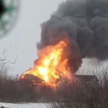 У оренбуржца, 40 дней назад похоронившего жену, дотла сгорел дом