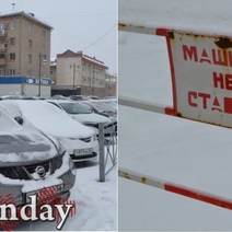 Центр Оренбурга превратился в одну большую парковку