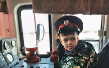Школьник из Орска почувствовал себя настоящим машинистом поезда