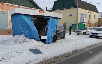В Орске женщина за рулем 