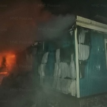 В Абдулино ночью сгорел жилой дом