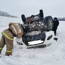 В Новосергиевском районе опрокинулся УАЗ-Патриот