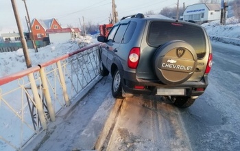 В Кувандыке женщина за рулём 