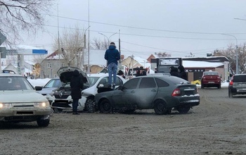 В Оренбурге столкнулись 