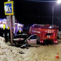 В Бугуруслане на помощь попавшим в ДТП прибыли спасатели