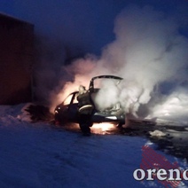 В Медногорске дотла сгорел 