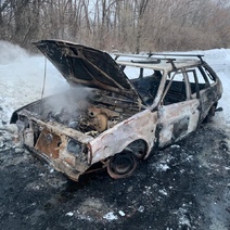 В Сакмарском районе из-за короткого замыкания дотла сгорел ВАЗ-2109