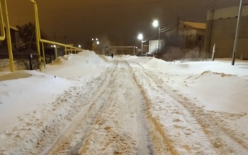 На окраинах Оренбурга снег убирают хуже, чем в центре