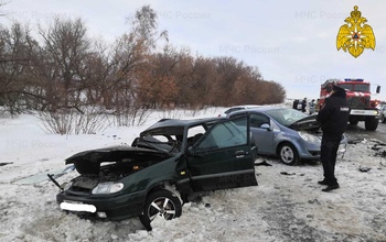 В Курманаевском районе столкнулись три авто: пострадали двое мужчин