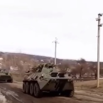 Уроженец Оренбурга с большой радостью встретил под Харьковом российские БТР