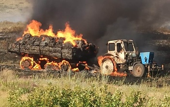 Тракторист из Кувандыка возместил ущерб из-за устроенного лесного пожара