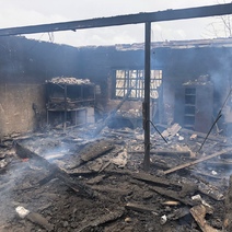 Склад в Соль-Илецке мог сгореть из-за электронагревательного прибора