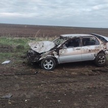В Оренбуржье водитель опрокинувшейся 