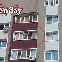 В рубашке родилась: оренбурженка почти полчаса висела на высоте 8-го этажа