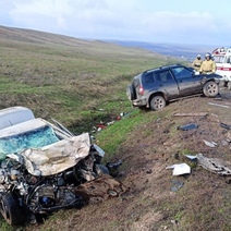 В Оренбургской области в страшном ДТП погибли два человека (18+)