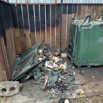 Оренбуржцам помешала опрятная и чистая мусорная площадка