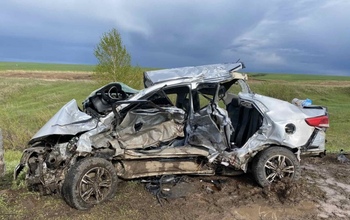 В Оренбуржье при столкновении Kia Rio и УАЗа погибли два человека (18+)