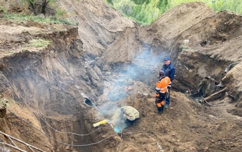 В Орске из-за сборщиков металлолома повреждён водопровод