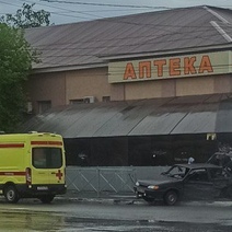 В центре Оренбурга после жесткого столкновения 