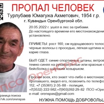 Ушел в лес за грибами: в Кувандыке без вести пропал пенсионер