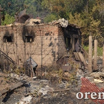 В Оренбурге снова начались пожары в Протопоповской роще