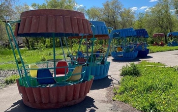 В Оренбурге демонтируют самое большое 