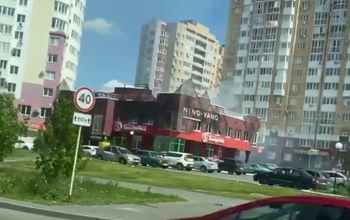 Субботним днём пожарные в Оренбурге выезжали в ресторан