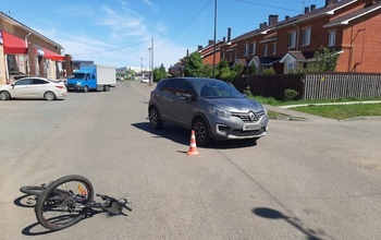 В Экодолье женщина-водитель на Renault сбила 10-летнего велосипедиста