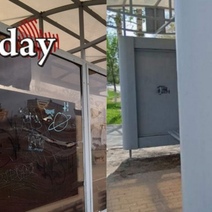 В Оренбурге коммунальщики переборщили с покраской остановочных павильонов