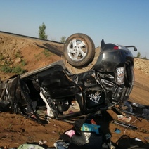 В Домбаровском районе в кювет слетел 