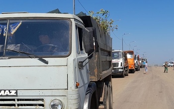 На оренбургский полигон ТБО уже несколько дней не пропускают частные спецмашины