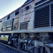 В Оренбуржье по ходу движения начал дымиться тепловоз