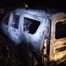 В Пономарёвском районе после ДТП дотла сгорела 