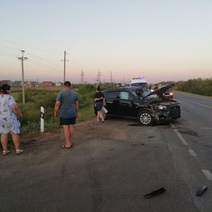 В Оренбурге на Беляевском шоссе произошло серьезное ДТП
