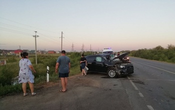 В Оренбурге на Беляевском шоссе произошло серьезное ДТП
