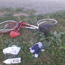 В Тоцком районе пьяная женщина наехала на автомобиле Mitsubishi на велосипедистку